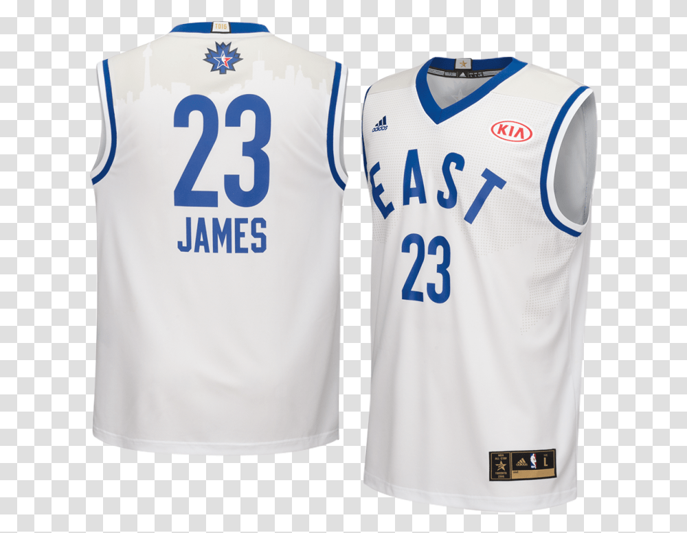 Adidas Cleveland Cavaliers Lebron James East All Star Number, Clothing, Apparel, Shirt, Jersey Transparent Png