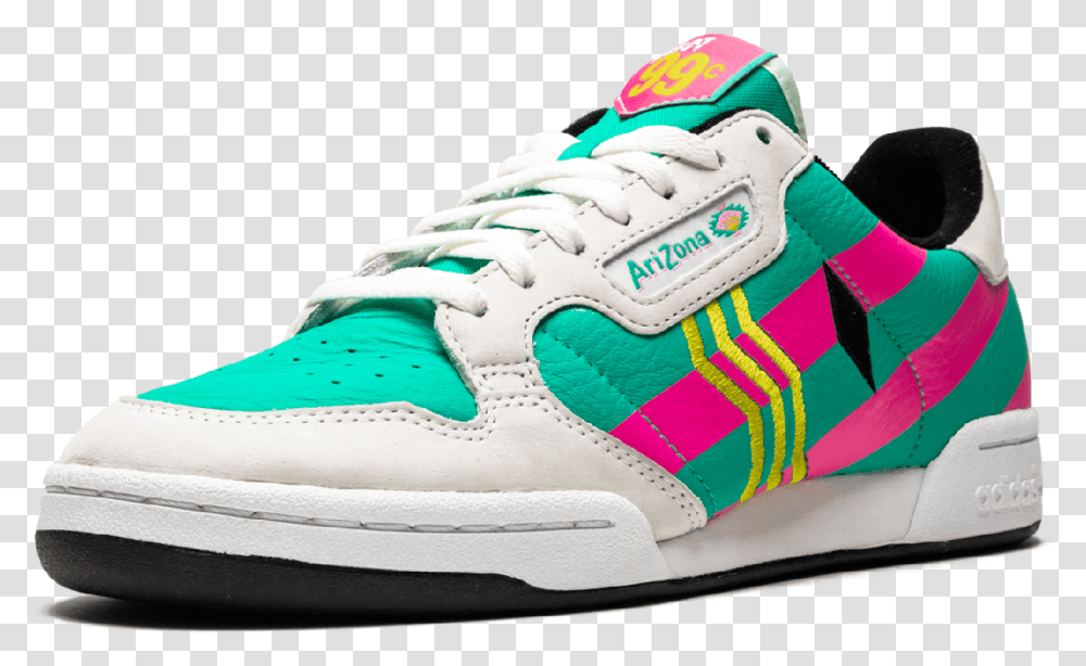 Adidas Continental 80 Arizona Iced Tea Owhitecblack Lace Up, Shoe, Footwear, Clothing, Apparel Transparent Png