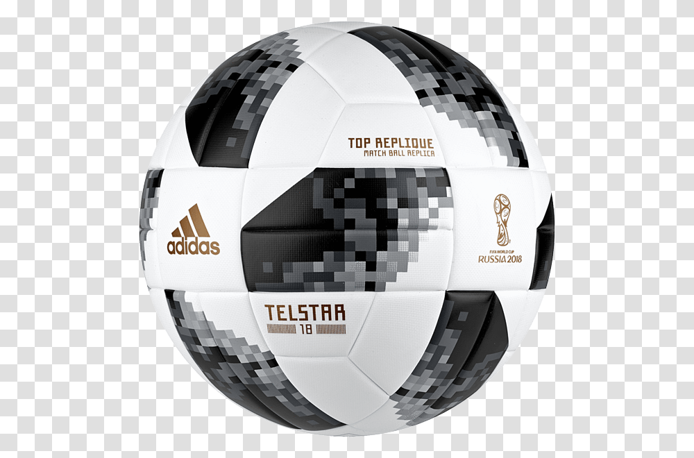 Adidas Fifa World Cup Top Replique Football Soccer Ball Russia 2018, Team Sport, Sports, Helmet Transparent Png