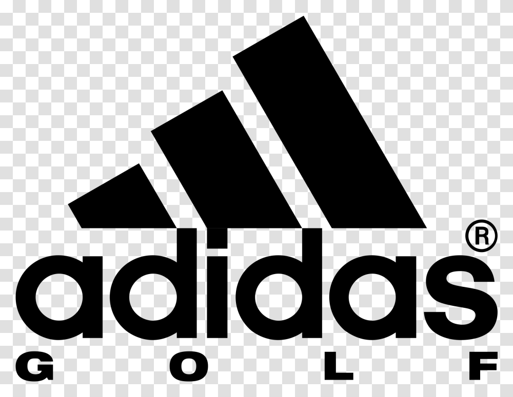Adidas Golf 01 Logo Black And White Adidas Golf Logo, Gray, World Of Warcraft Transparent Png