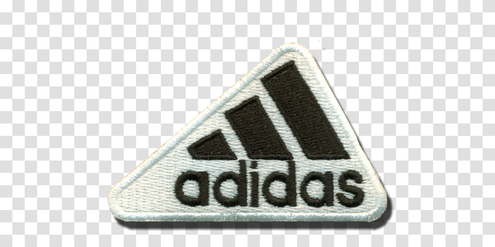 Adidas Iron Embroidered Adidas Logo, Symbol, Label, Text, Rug Transparent Png