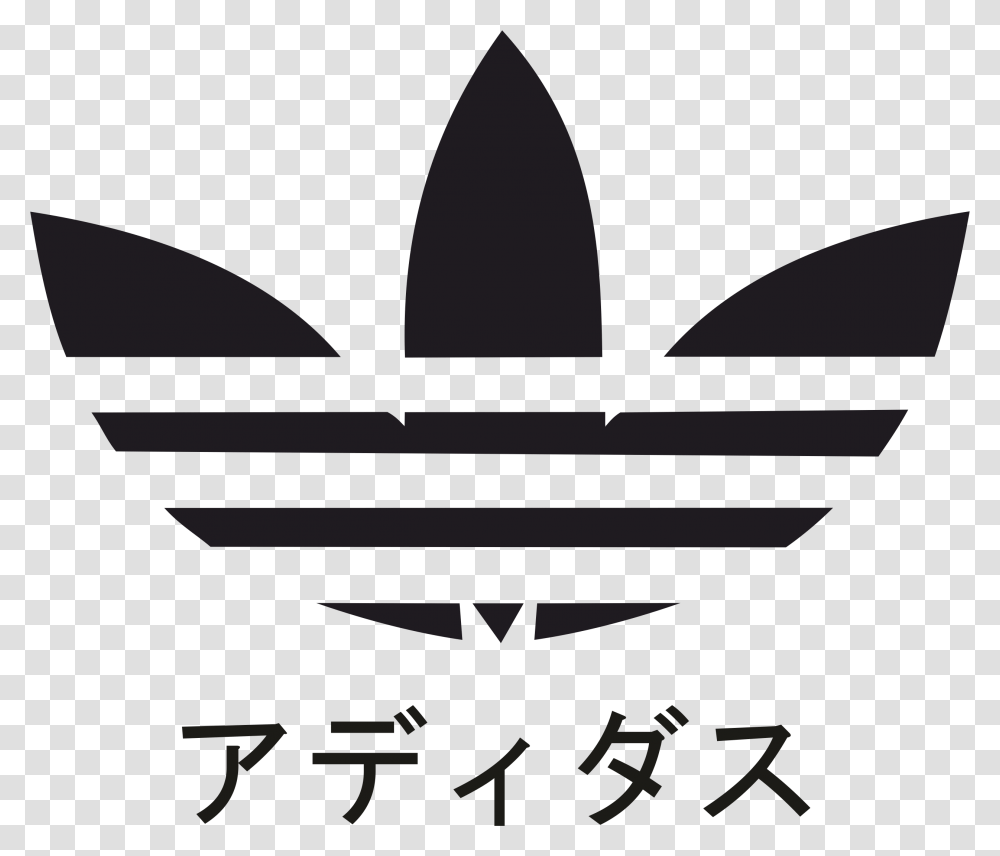 Adidas Japanese, Stencil, Logo Transparent Png