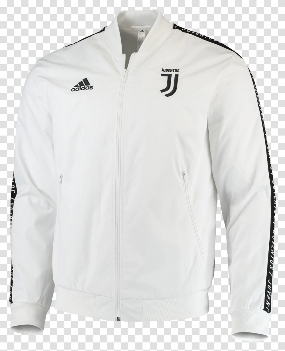 Adidas Juventus White Jacket, Apparel, Coat, Sweatshirt Transparent Png