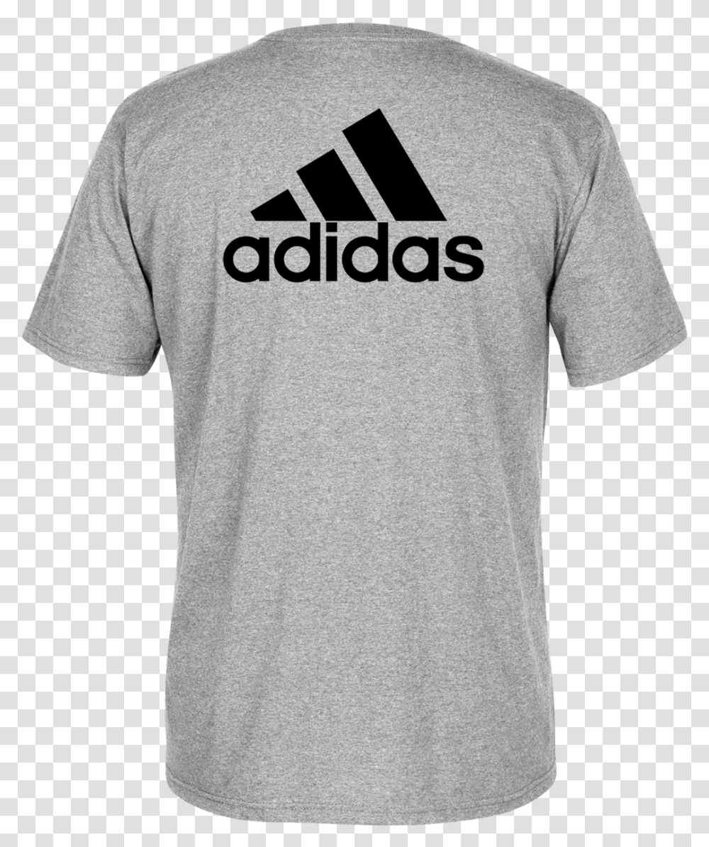 Adidas Logo Back Tee Adidas Back Logo T Shirt, Apparel, T-Shirt, Sleeve Transparent Png