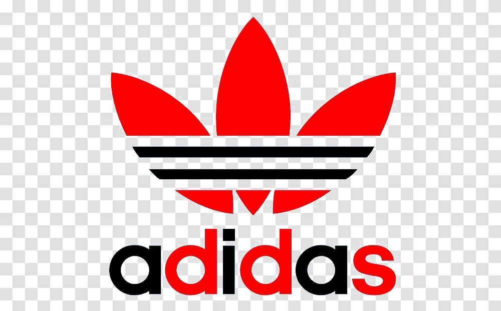Adidas Logo Background Adidas Logo Red, Symbol, Advertisement, Graphics, Art Transparent Png