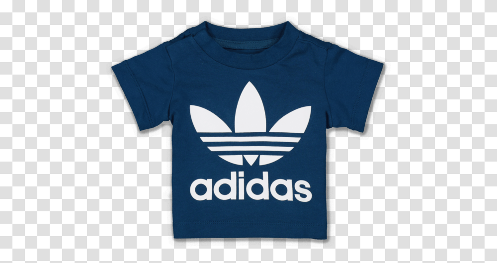 Adidas Logo Blue Background, Apparel, T-Shirt Transparent Png