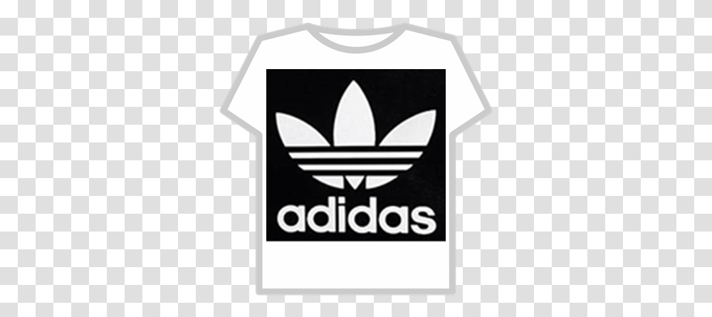 Adidas Logo Logo T Shirt Roblox Adidas, Clothing, Apparel, T-Shirt, Text Transparent Png