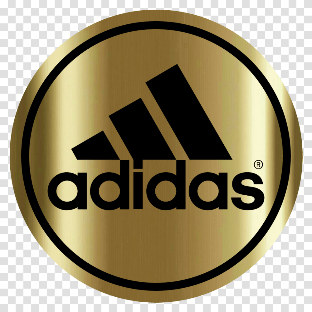 Adidas Logo Logotipo Logotype Sports Circle, Symbol, Trademark, Badge, Clock Tower Transparent Png