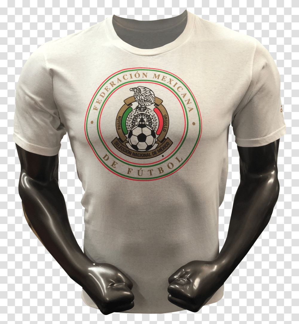 Adidas Mexico Federacion Circle Logo T Shirt - Thecoliseum Natural Rubber, Clothing, Apparel, Sleeve, Long Sleeve Transparent Png