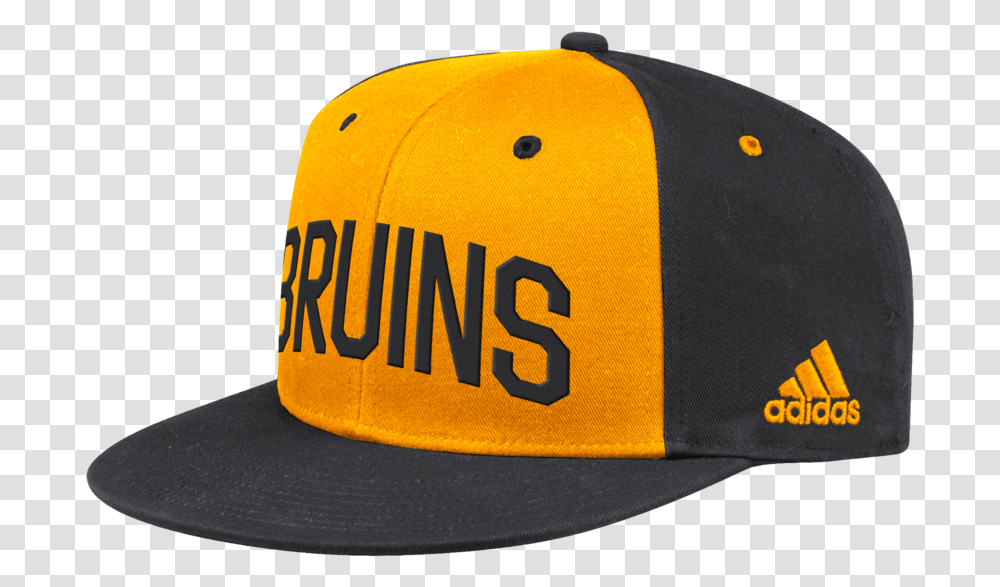 Adidas Nhl Flat Brim Snapback Cap Boston Bruins S19 Lippis Baseball Cap, Clothing, Apparel, Hat Transparent Png