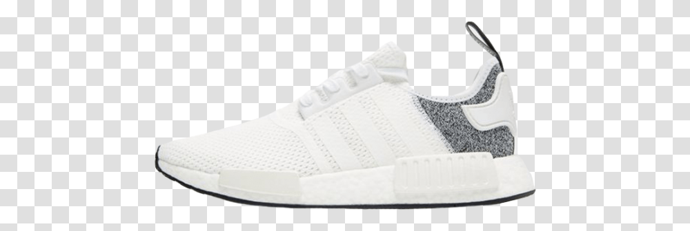 Adidas Nmd R1 White Grey Jd ExclusiveTitle Adidas Adidas Nmd White Grey, Apparel, Shoe, Footwear Transparent Png
