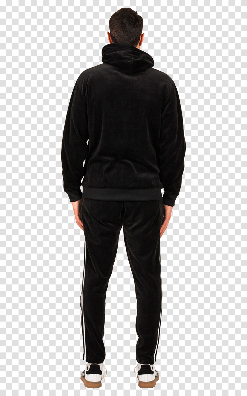 Adidas Originals Sweaters Cozy Halfzip Black Dx3625 Hood, Apparel, Person, Sleeve Transparent Png