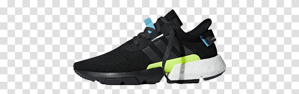 Adidas Pod S31 Black Yellow Round Toe, Clothing, Apparel, Shoe, Footwear Transparent Png
