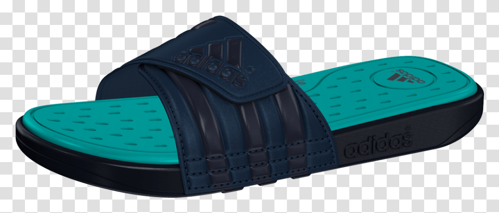 Adidas Ftw Virtual Side Lateral Left Slipper, Apparel, Footwear, Shoe Transparent Png