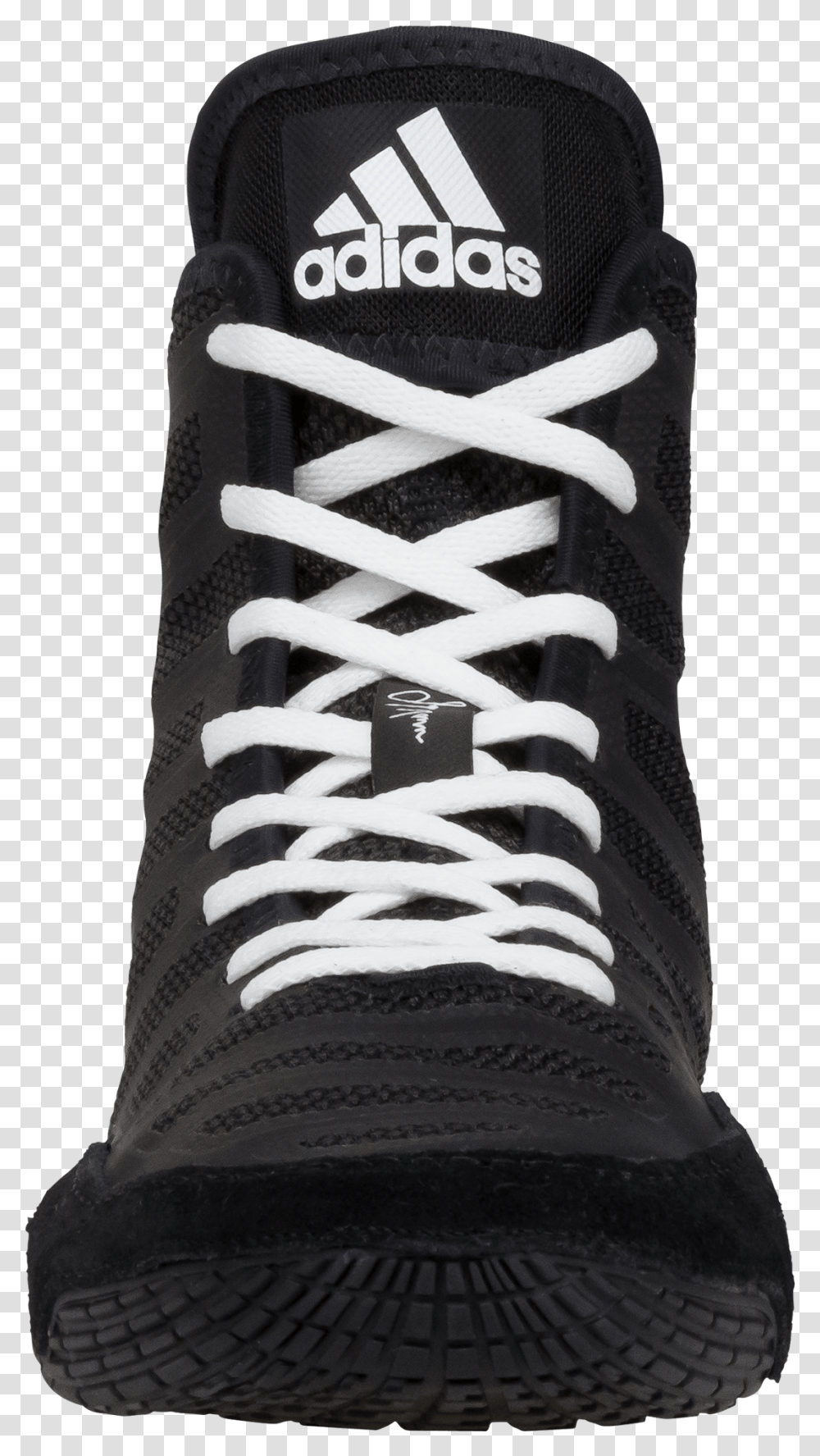 Adidas Shoes Clipart One Shoe Black Adidas Shoes Front, Apparel, Footwear, Sneaker Transparent Png