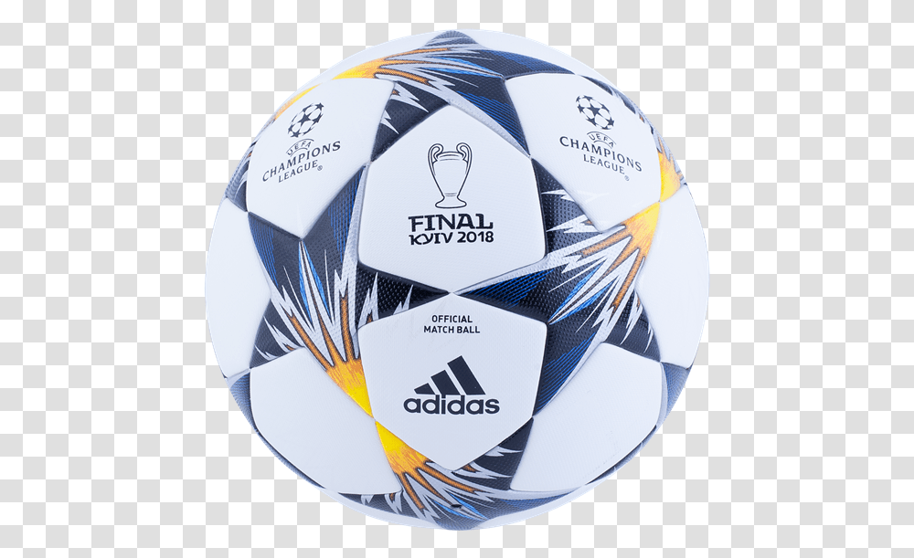 Adidas Soccer Ball Champions League Kiev Ball, Football, Team Sport, Sports, Helmet Transparent Png