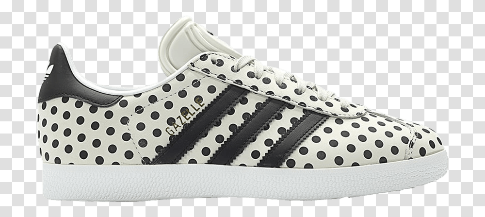 Adidas The Farm Gazelle Polka Dot Sneakers, Apparel, Shoe, Footwear Transparent Png