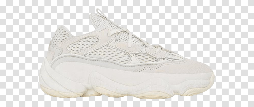 Adidas Yeezy Boost 500 Bone White Kids Yeezy 500 All White, Clothing, Apparel, Shoe, Footwear Transparent Png