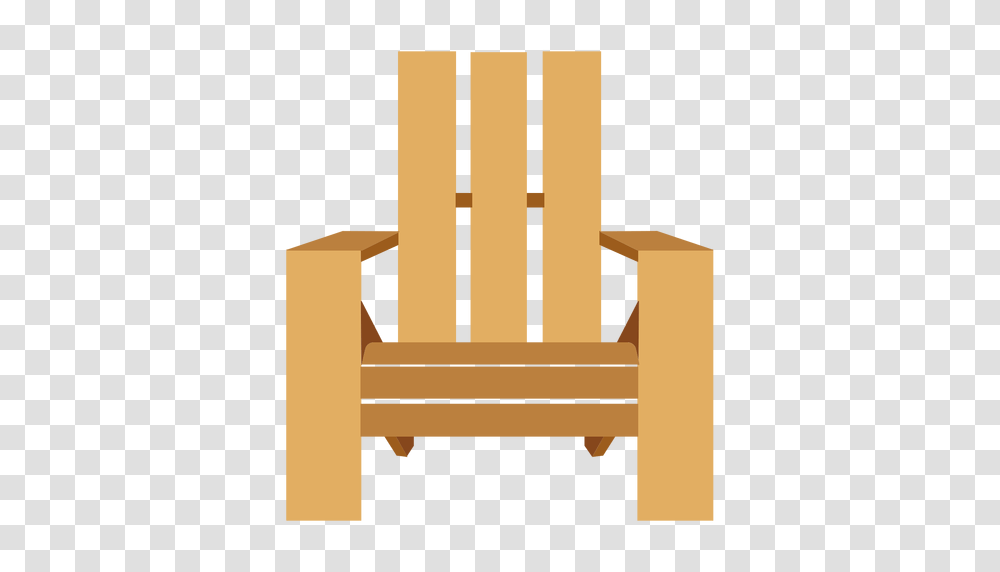 Adirondack Chair Front View, Furniture, Rocking Chair Transparent Png