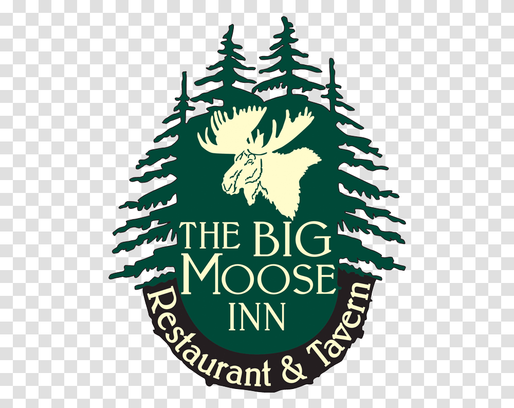 Adirondack Hotel And Tavern The Big Moose Inn Pine Tree, Plant, Poster, Logo, Symbol Transparent Png