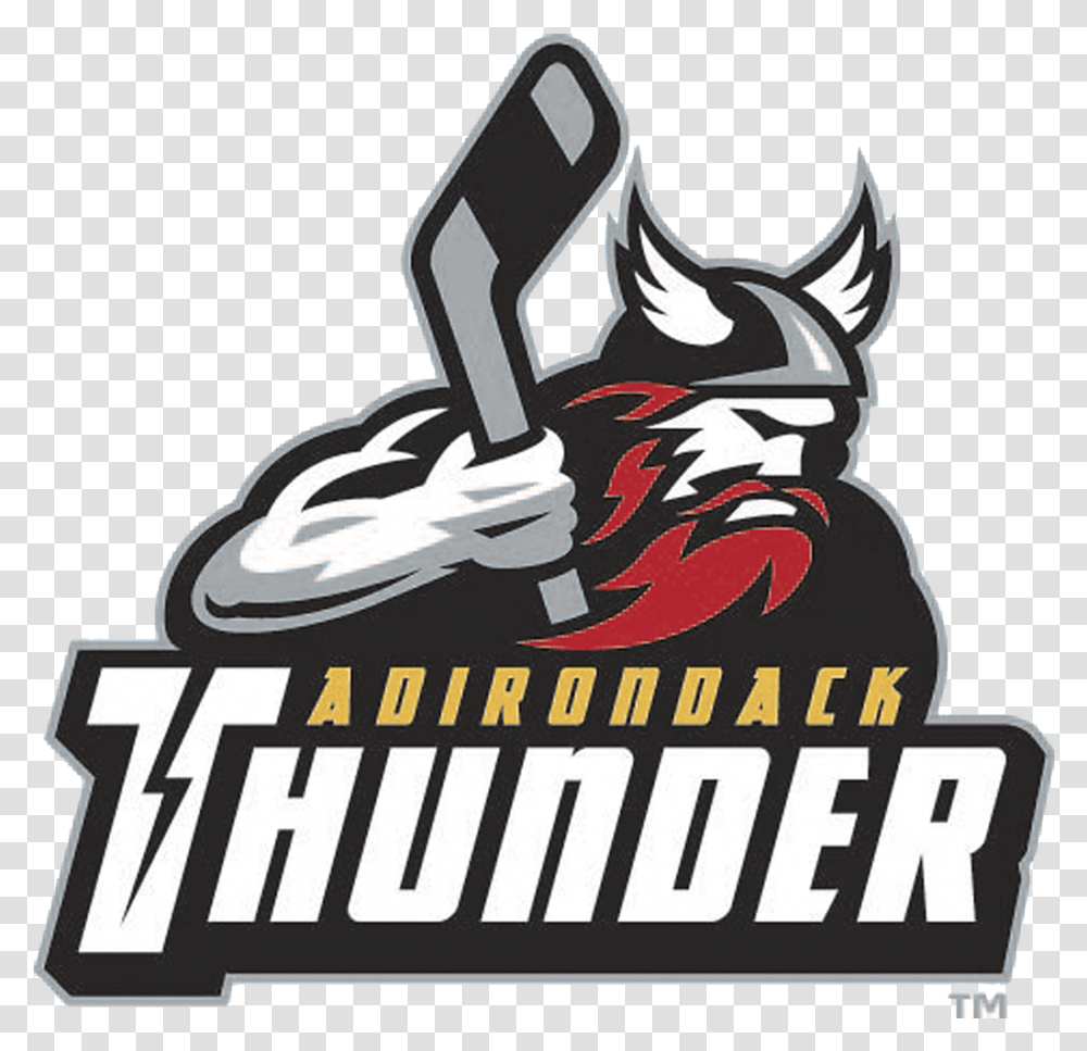 Adirondack Thunder Hockey, Advertisement, Poster, Logo Transparent Png