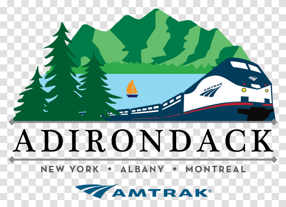 Adirondak Amtrak Empire Service Logo, Nature, Outdoors, Land, Tree Transparent Png