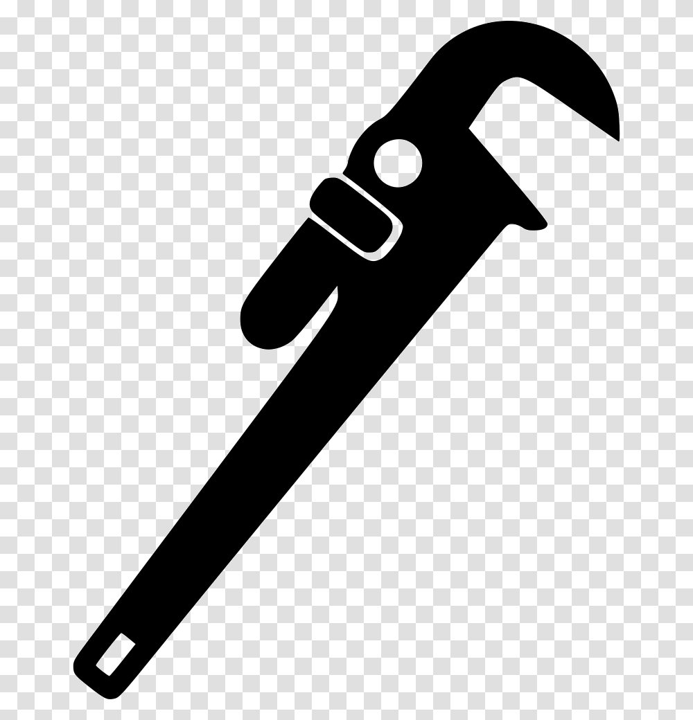 Adjustable Wrench Plumbing Masonry Tool Svg Icon Plumber Tool Clipart, Hammer, Axe, Can Opener, Stencil Transparent Png