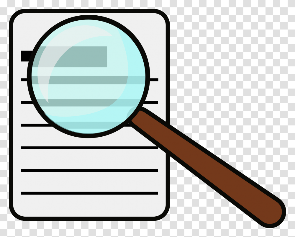 Admin Icon Magnifying Glass With Paper Clipart, Hammer, Tool, Text, Shovel Transparent Png