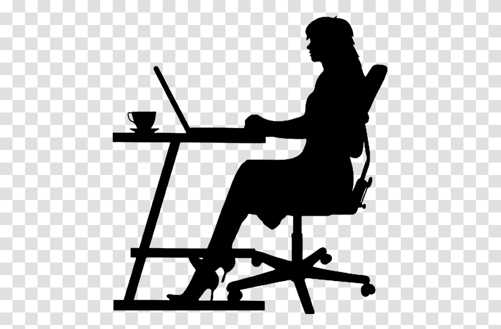 Administrative Professionals Week Office Furniture Silhouette, Gray, World Of Warcraft Transparent Png