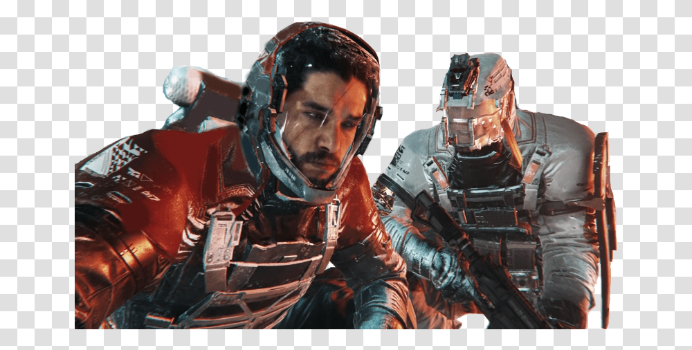 Admiral Kotch With Sdf Lieutenantpng Infinitewarfare Actors In Video Games, Helmet, Clothing, Person, Astronaut Transparent Png