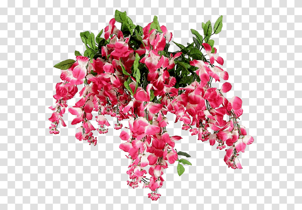 Admired By Nature Artificial Wisteria Long Hanging Tlr 01 1a Forever Fuchsia, Plant, Flower, Blossom, Petal Transparent Png