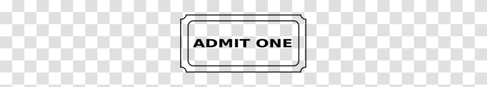 Admit One Ticket Clipart, Gray, World Of Warcraft Transparent Png