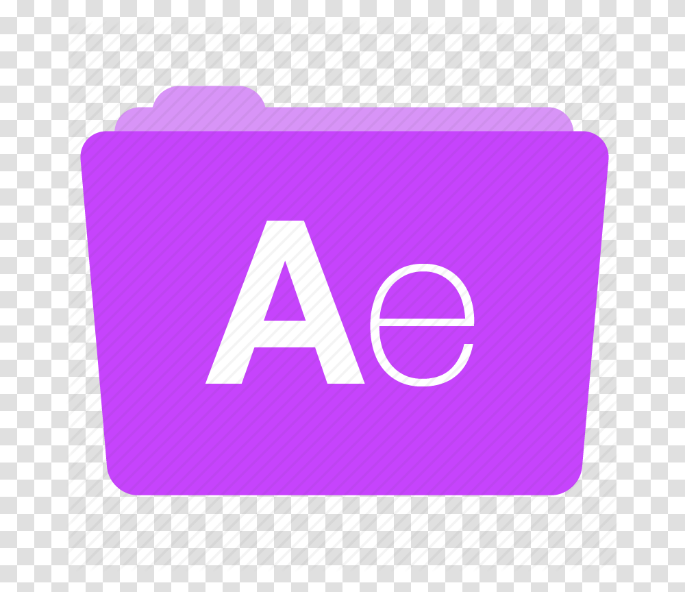 Adobe Ae After Effects Icon, Label, Word, Purple Transparent Png