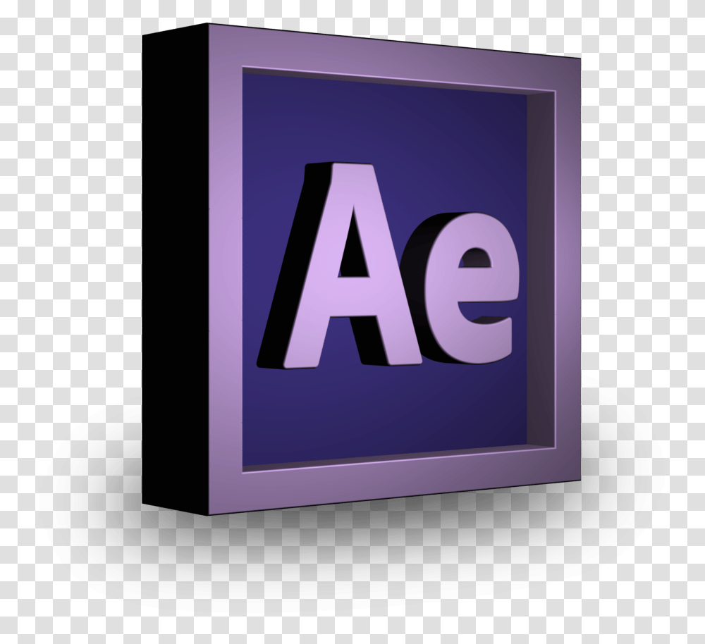 Adobe After Effects Logo Logo After Effects 3d, Number, Alphabet Transparent Png