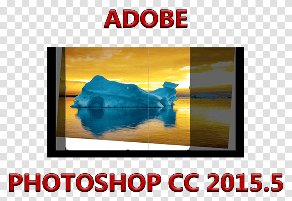 Adobe Creative Cloud Iceberg, Nature, Outdoors, Snow, Monitor Transparent Png