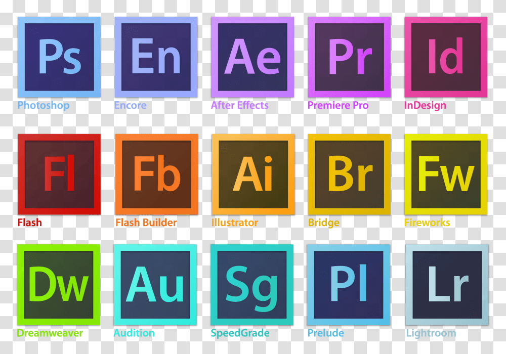 Adobe Icons Vector, Number, Word Transparent Png