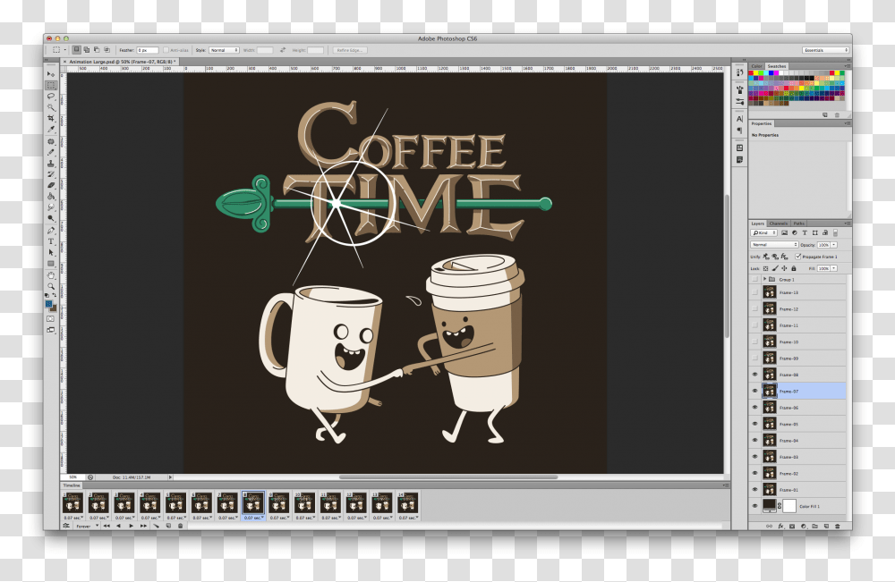 Adobe Photoshop Animation Gif, Coffee Cup, File, Webpage Transparent Png