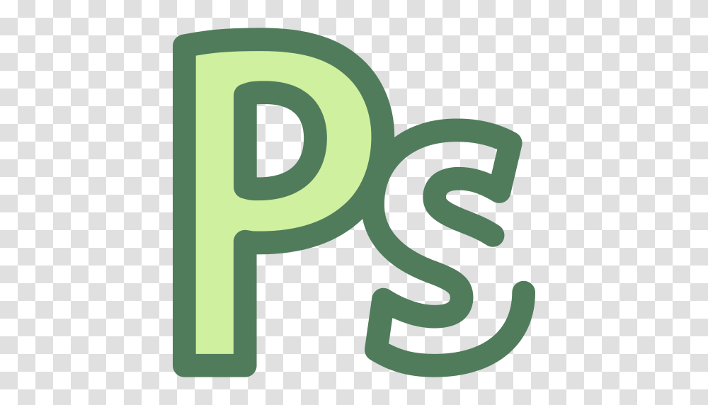 Adobe Photoshop Icon, Number, Green Transparent Png