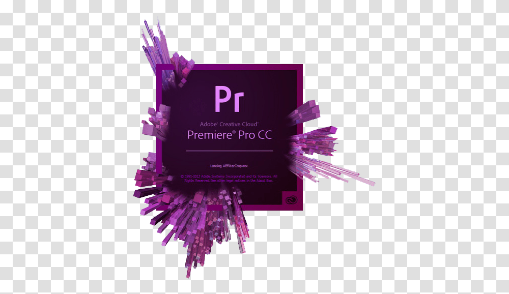 Adobe Premiere Pro Cc Logo 6 Image Logo Adobe Premiere Pro, Paper, Purple, Text, Graphics Transparent Png