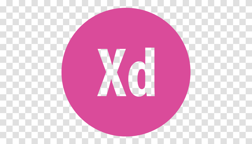 Adobe Round Xd Icon Myself Pink Icon, Number, Symbol, Text, Label Transparent Png