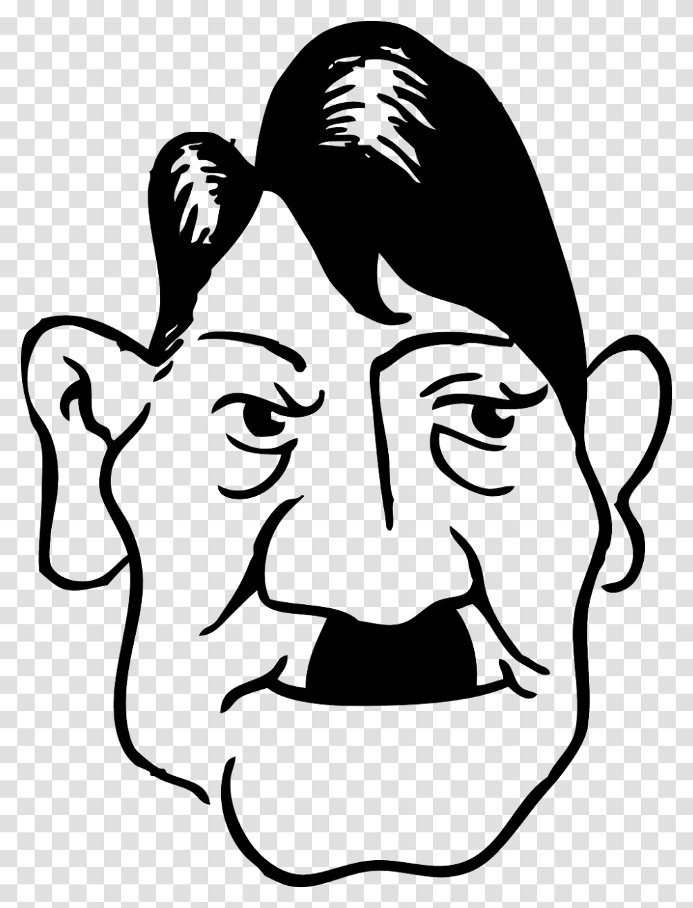Adolf Hitler Clipart, Head, Face, Poster, Advertisement Transparent Png