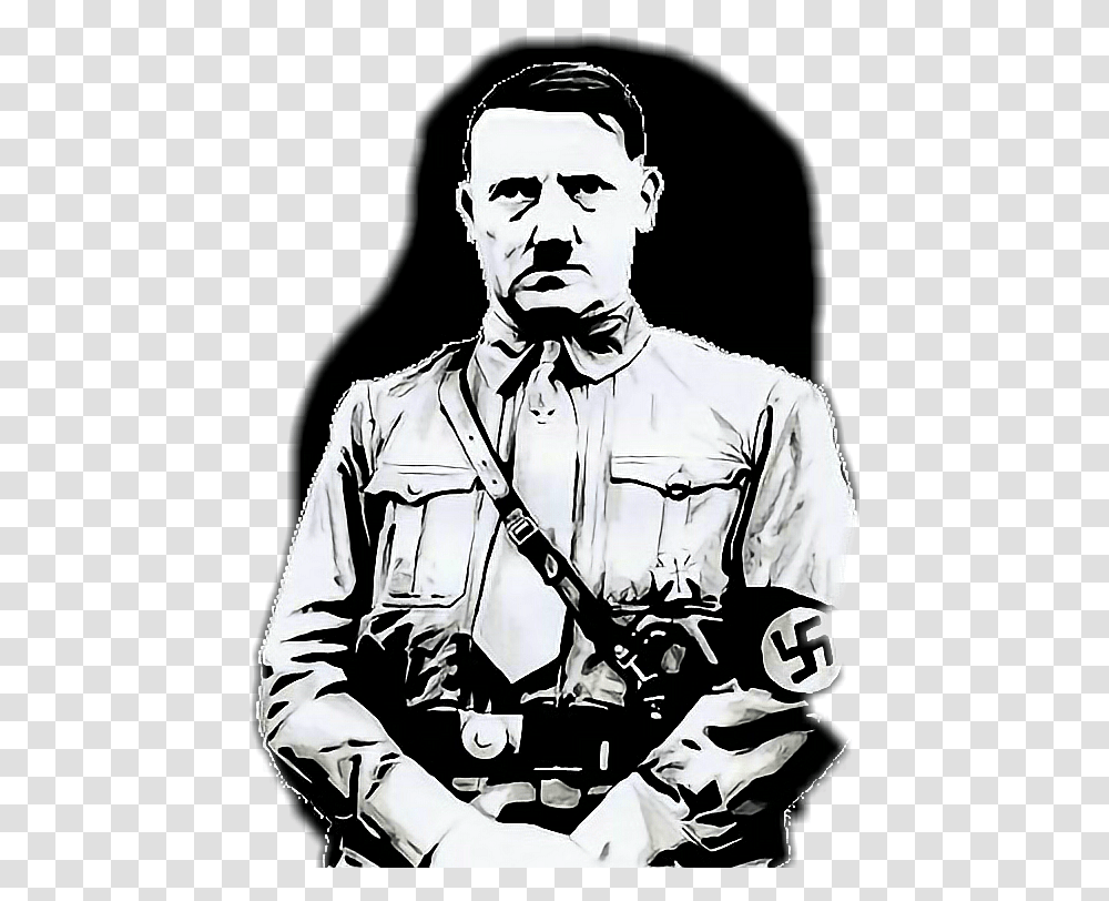 Adolf Hitler Download Motivational Thoughts By Hitler, Person, Sunglasses, Military Uniform, Face Transparent Png