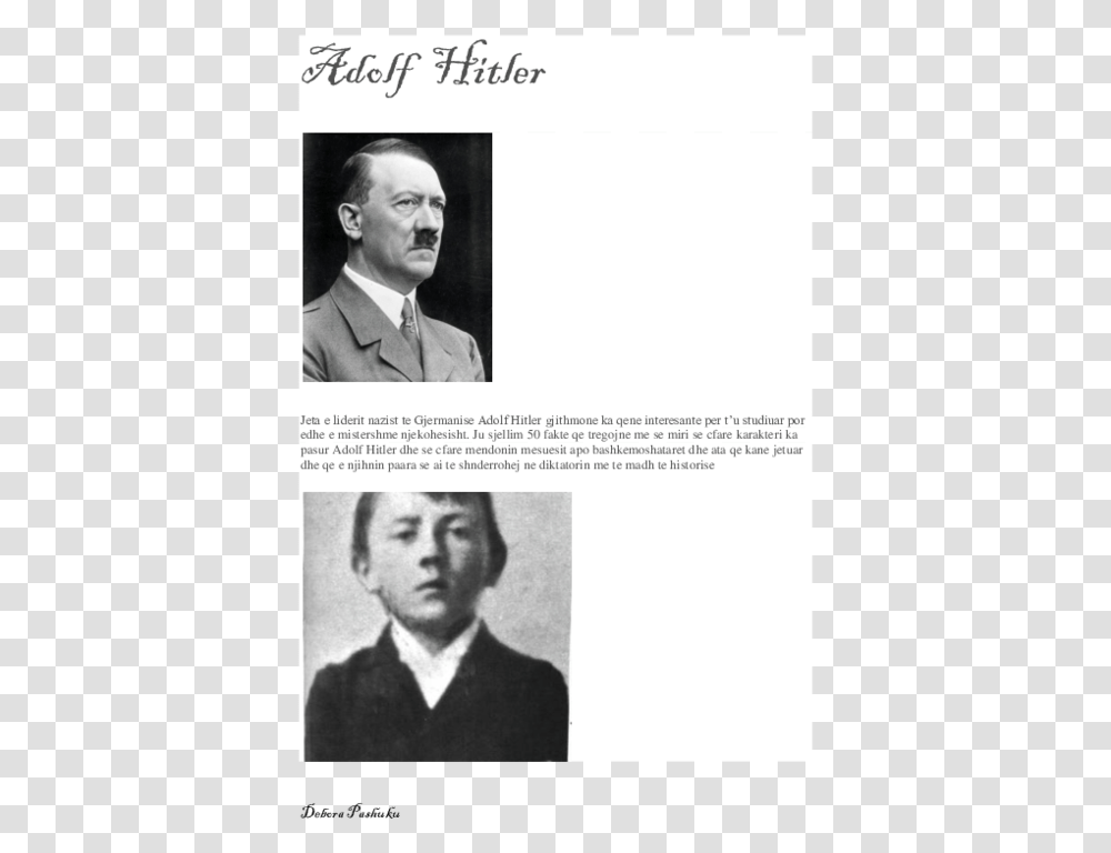 Adolf Hitler, Person, Face, Suit Transparent Png