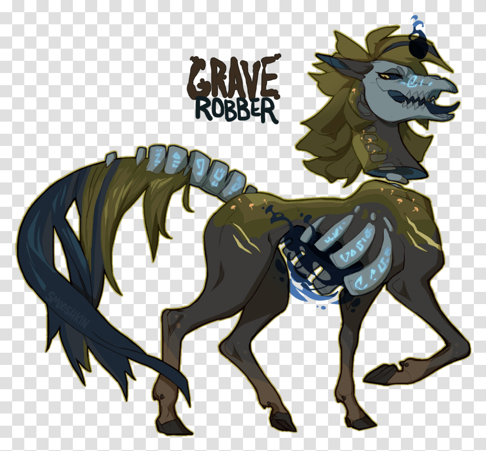 Adopt Grave Robber Cartoon, Dragon, Horse, Mammal, Animal Transparent Png