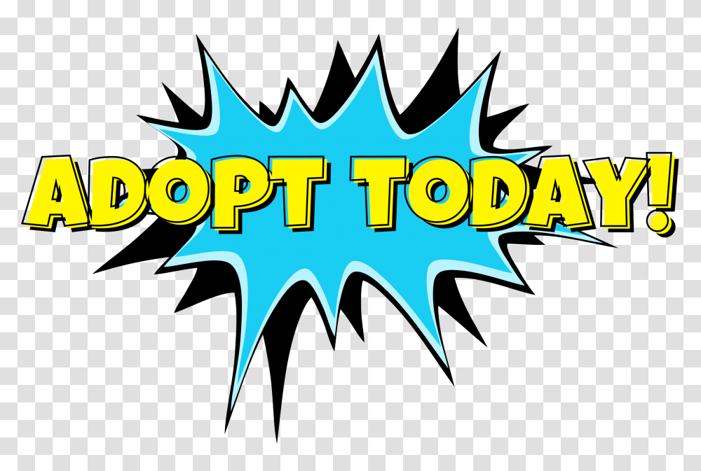 Adopt Today Comic Style Clip Art Dog Cat Clip Art, Batman Logo, Number Transparent Png