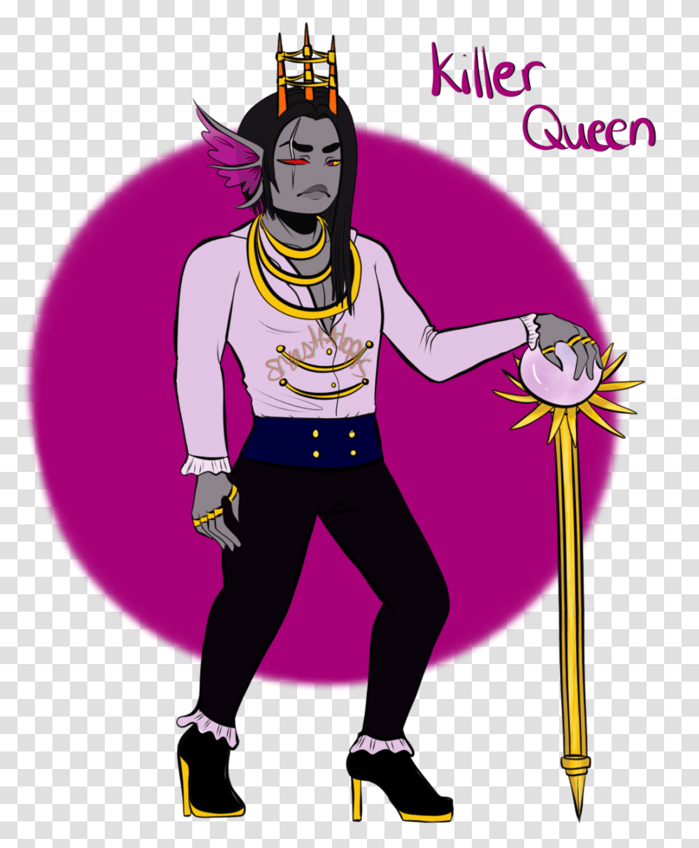 Adopts Killer Queen Version Fictional Character, Person, Performer, Clothing, Advertisement Transparent Png