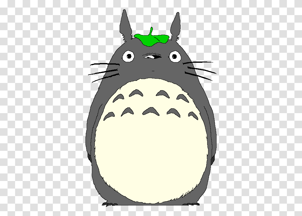 Adorable Animated Anime Anime Art Sticker Gif Background Totoro Gif, Bird, Animal, Plant, Food Transparent Png