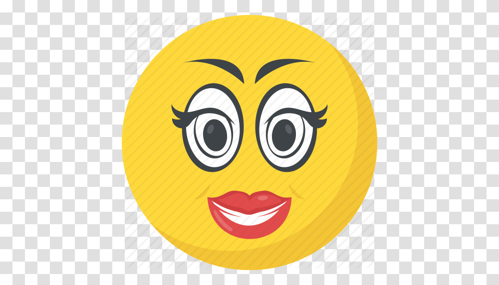 Adorable Emoji Emoticon In Love Makeup Emoticon Icon, Face, Interior Design, Mouth Transparent Png