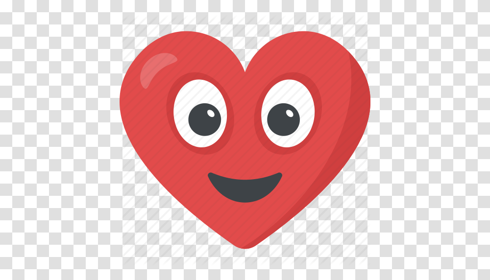 Adorable Emotions Heart Emoji In Love Valentine Icon Transparent Png