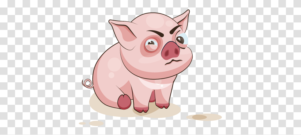 Adorable Pig Emoji Stickers By Suneel Verma Incrediballs, Mammal, Animal, Baby Transparent Png